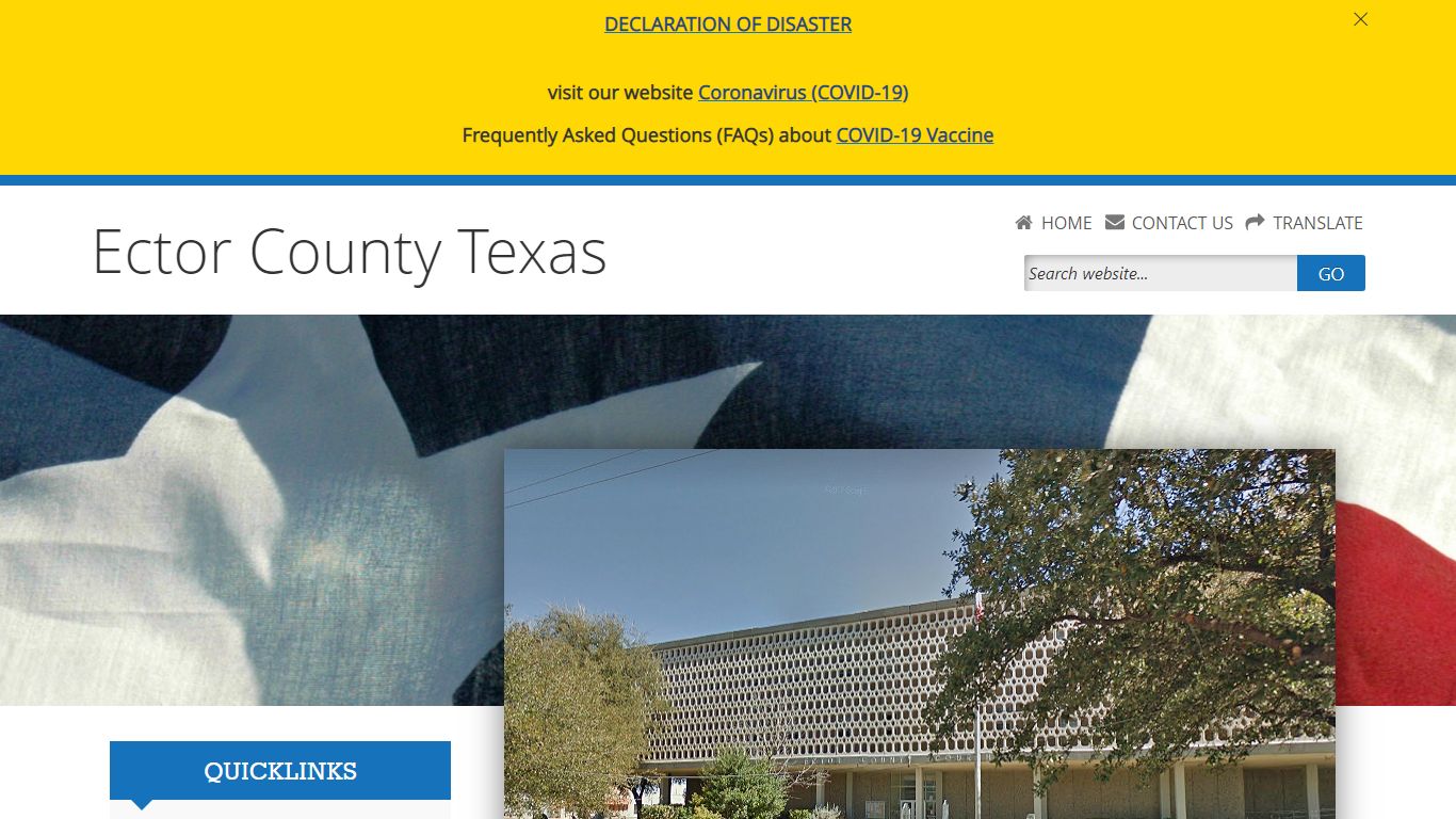 Welcome to Ector County Homepage!